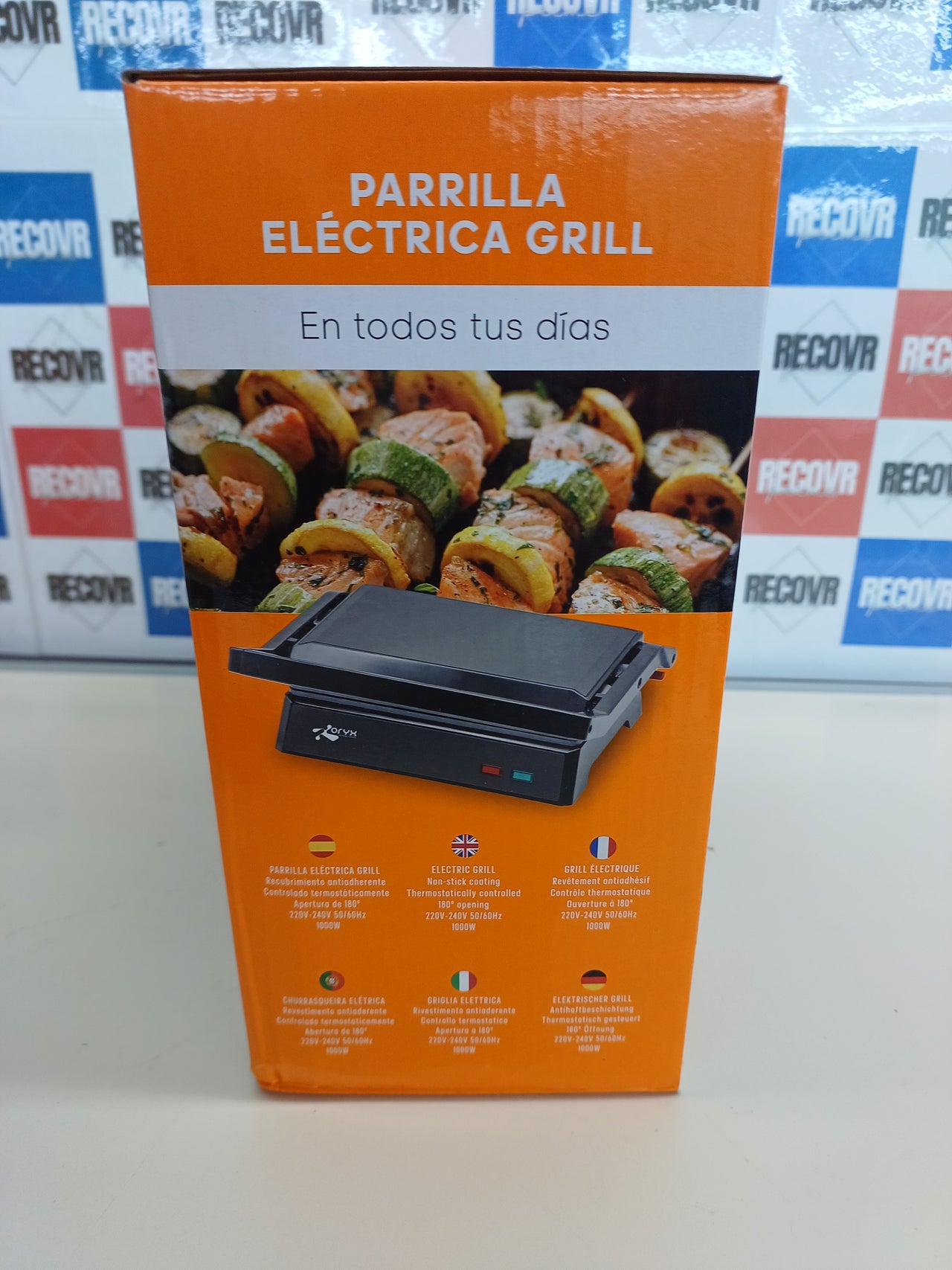 Parrillera eléctrica grill 1000w EEL1223