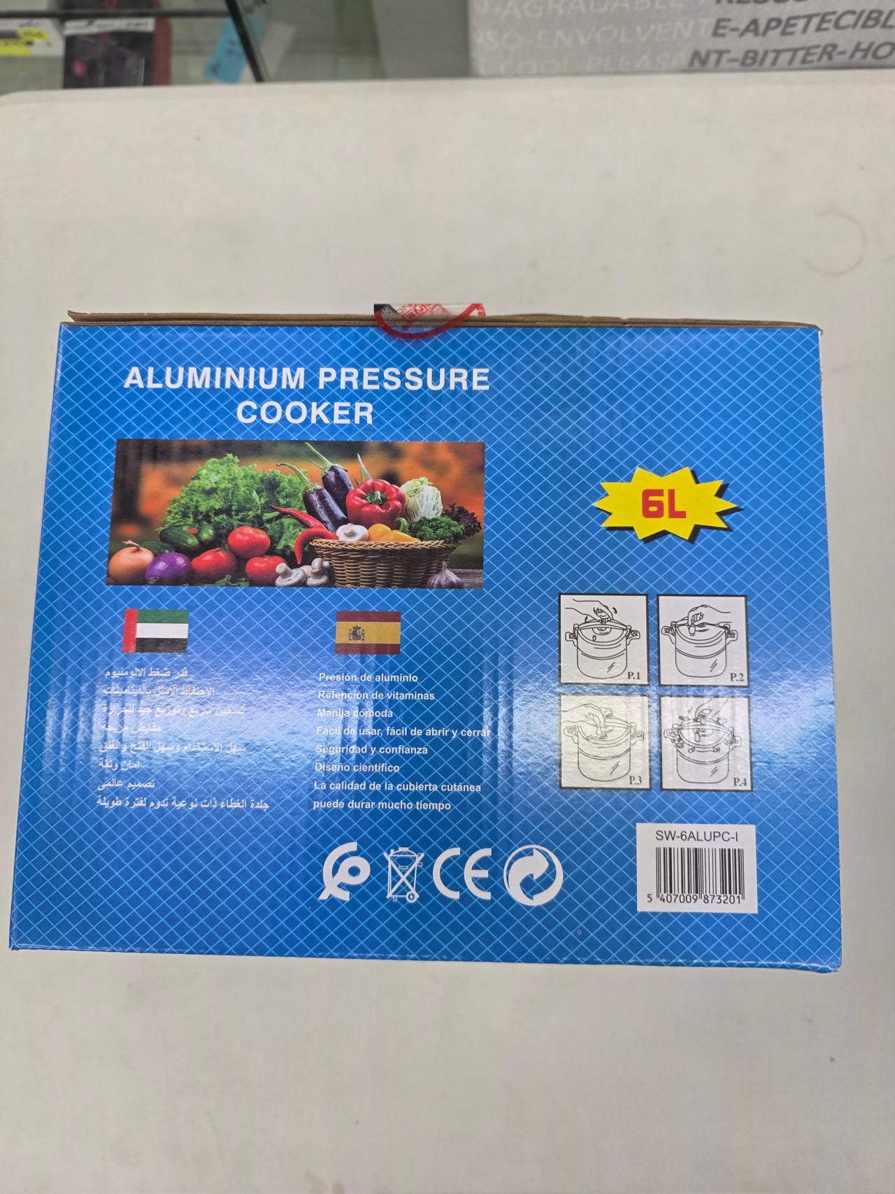Olla a presión 6L SW-6ALUPC-I