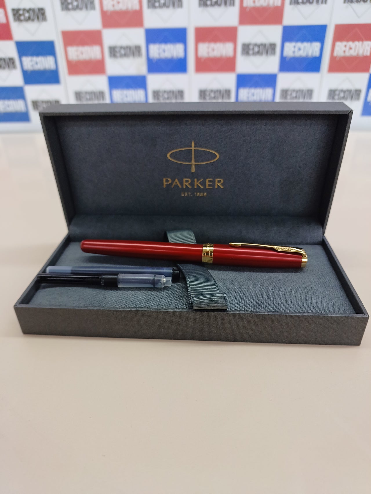 Pluma estilográfica Parker Sonnet Rojo Dorado
