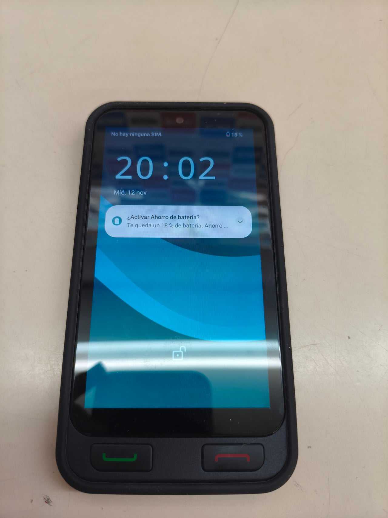 SPC Zeus 2, smartphone para mayores, 5", modo fácil, carcasa