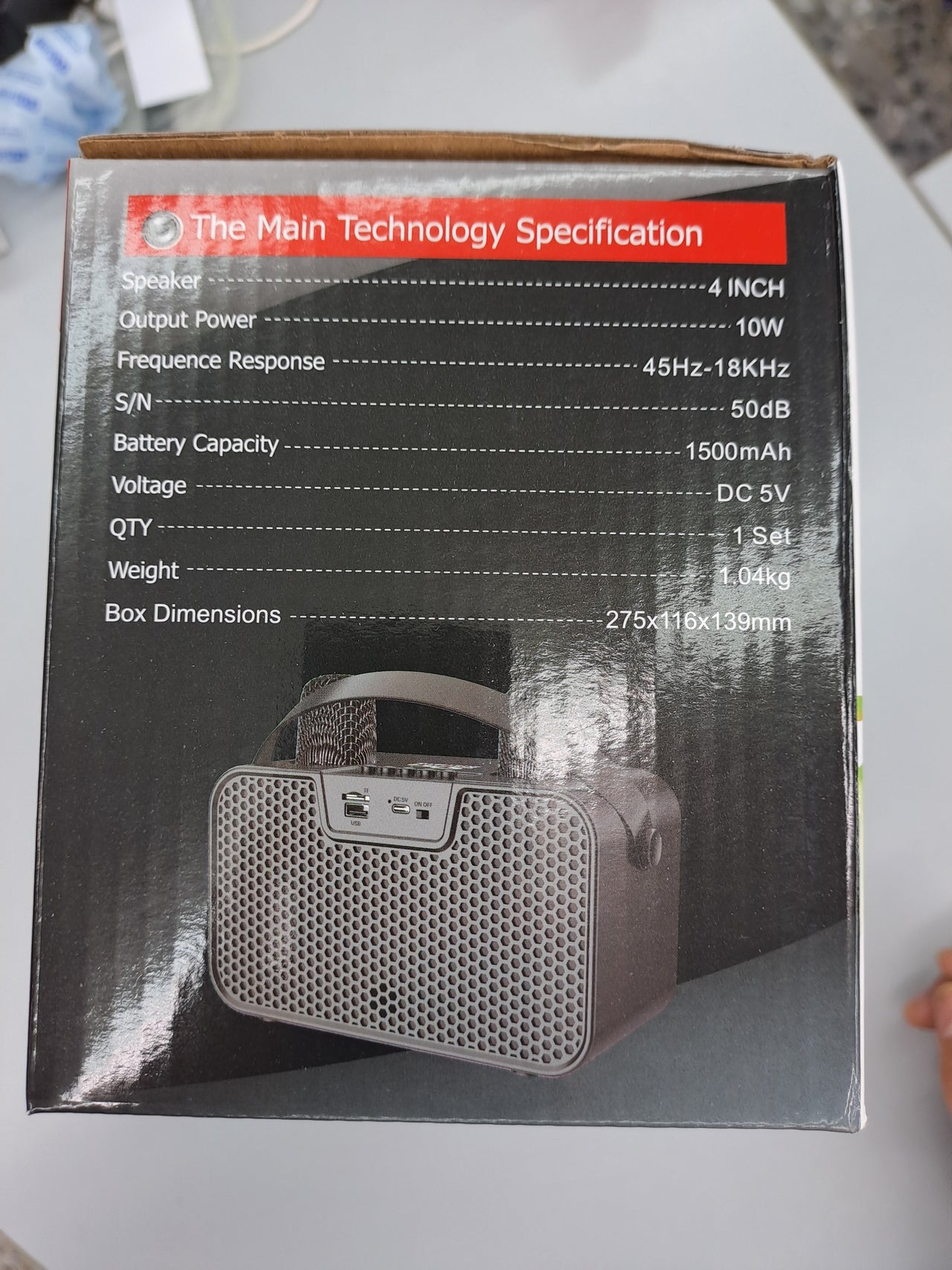 Altavoz Karaoke ZQS1491W