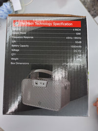 Altavoz Karaoke ZQS1491W