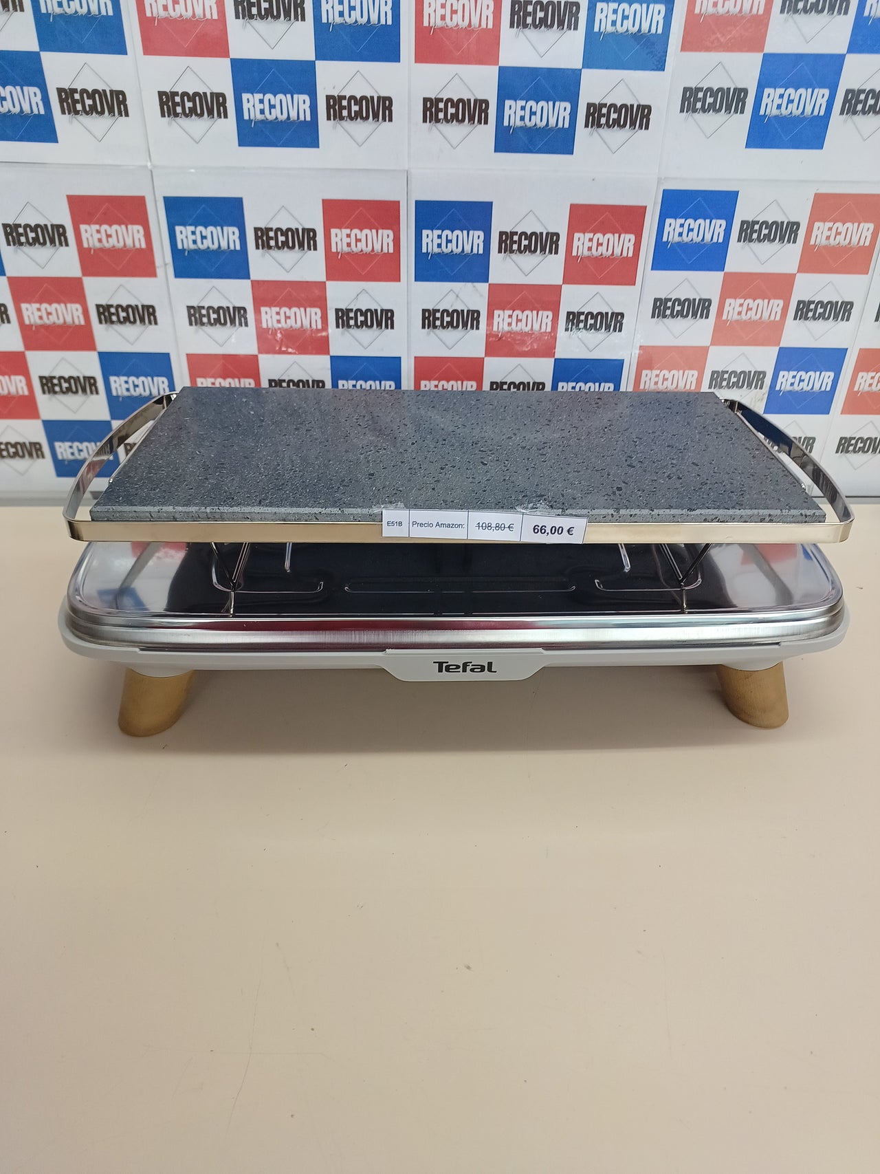 Raclette Tefal Pierrade Gourmet PR620D12 2 en 1