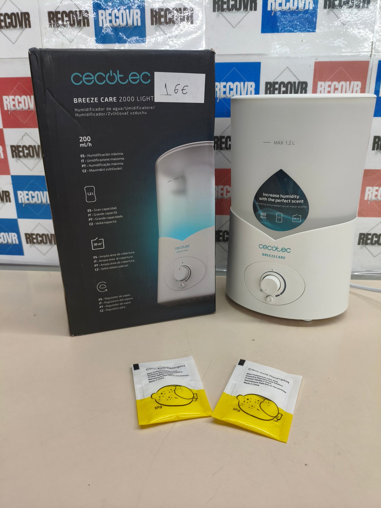 Humidificador Bereezrcare 2000 25W Cecotec.