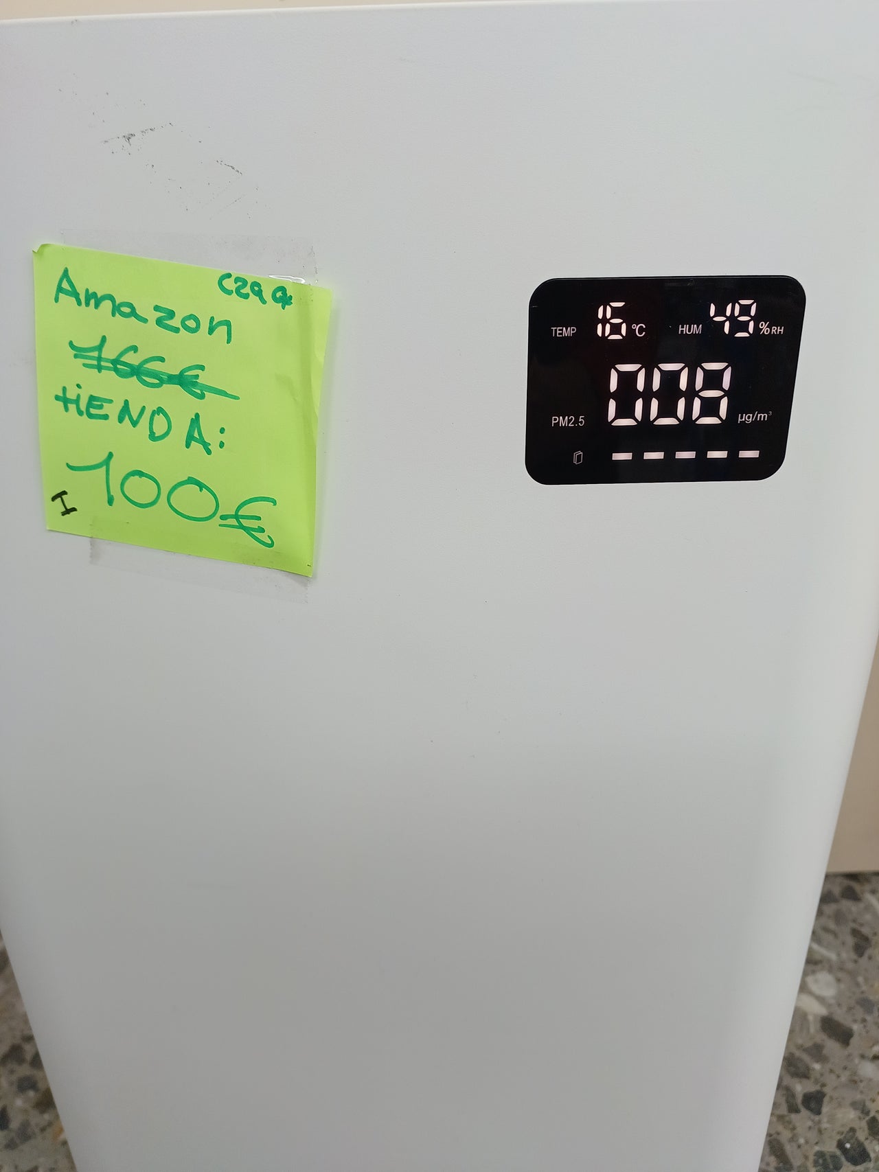 Purificador de aire para habitaciones Amazon Basics