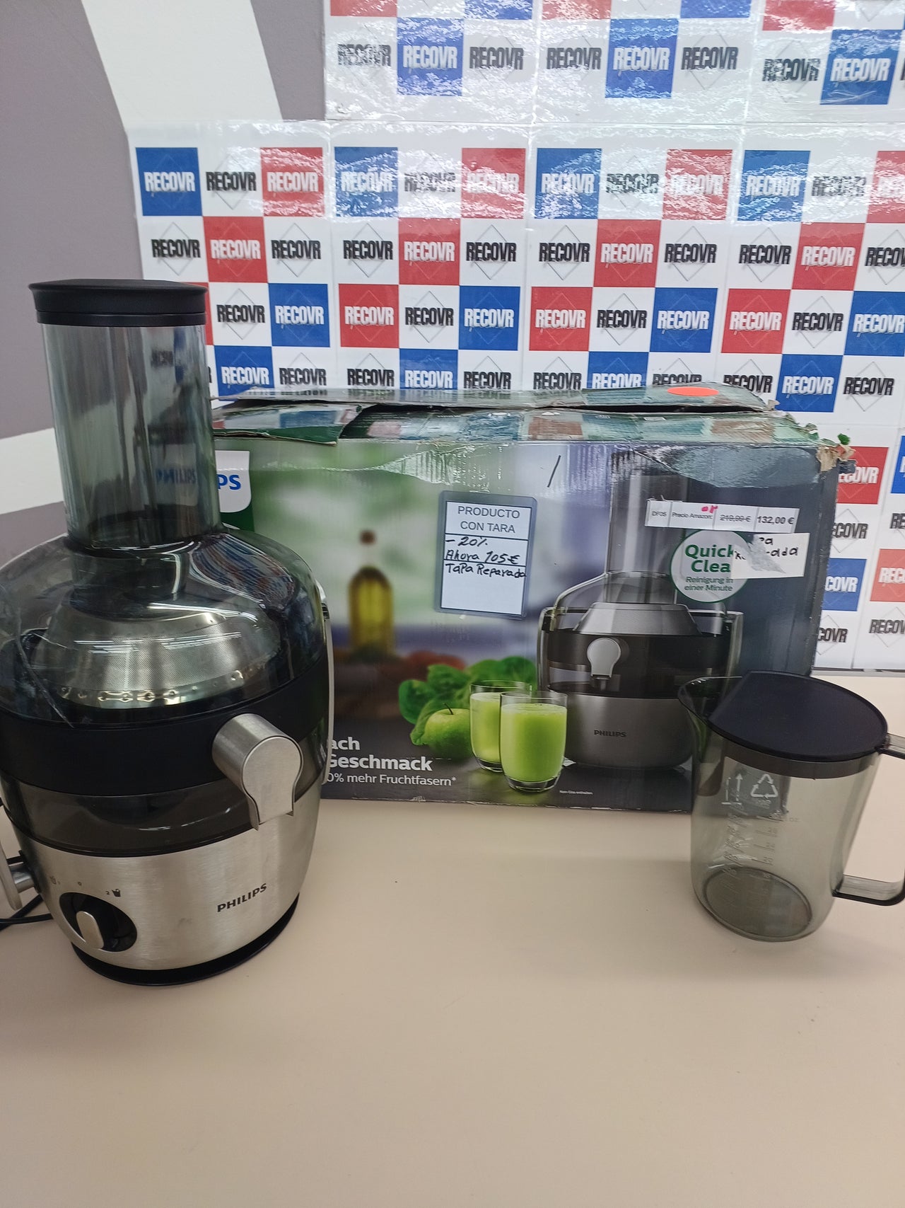 Licuadora Philips Serie 3000 XXL 2L 1100W FibreBoost