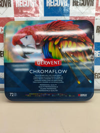 Estuche de 72 lápices de color Derwent Chromaflow calidad profesional