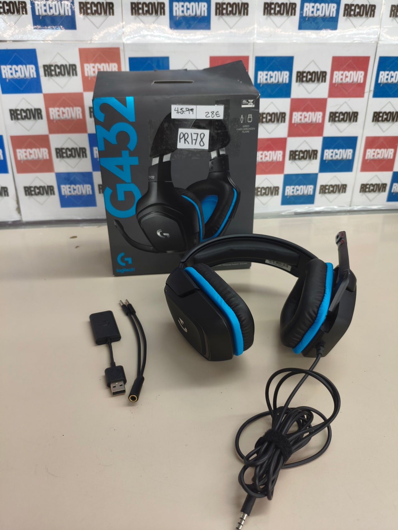 Auriculares gaming Logitech G432 con sonido DTS 7.1