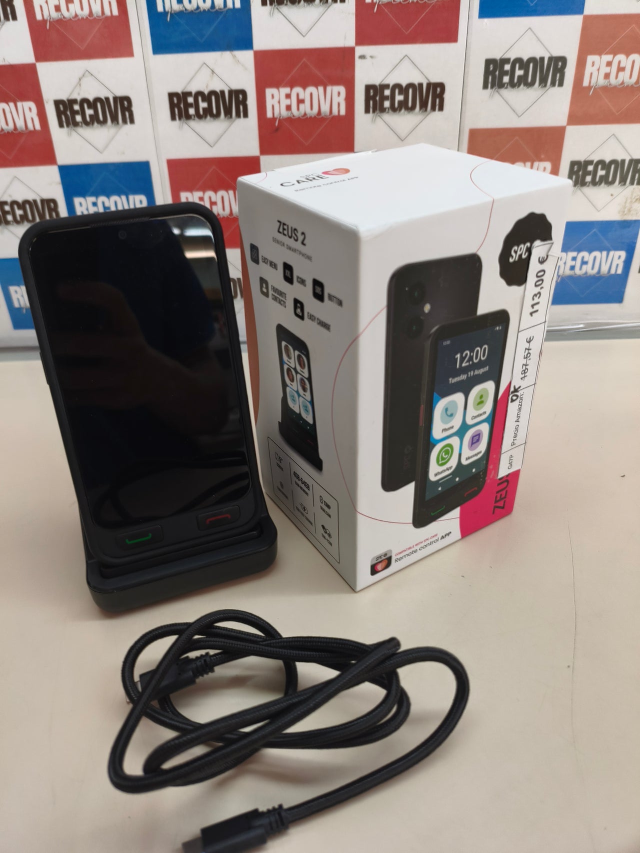 SPC Zeus 2, smartphone para mayores, 5", modo fácil, carcasa