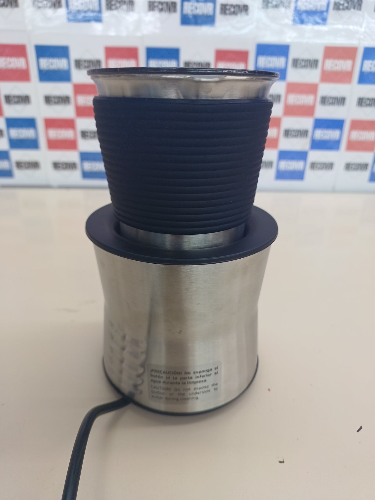 Espumador leche 650 W 400 ml 4 modos acero Cecotec
