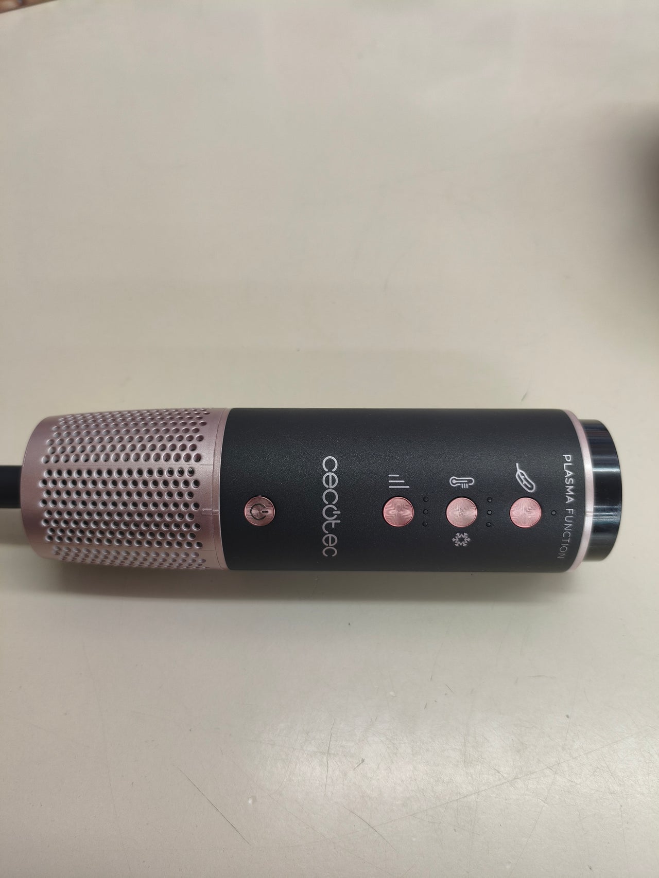 Secador con difusor para pelo rizado Cecotec DryWave Nébula Black de 1300 W