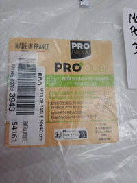 Mantel papel gofrado blanco 30x40 500 uds Pro