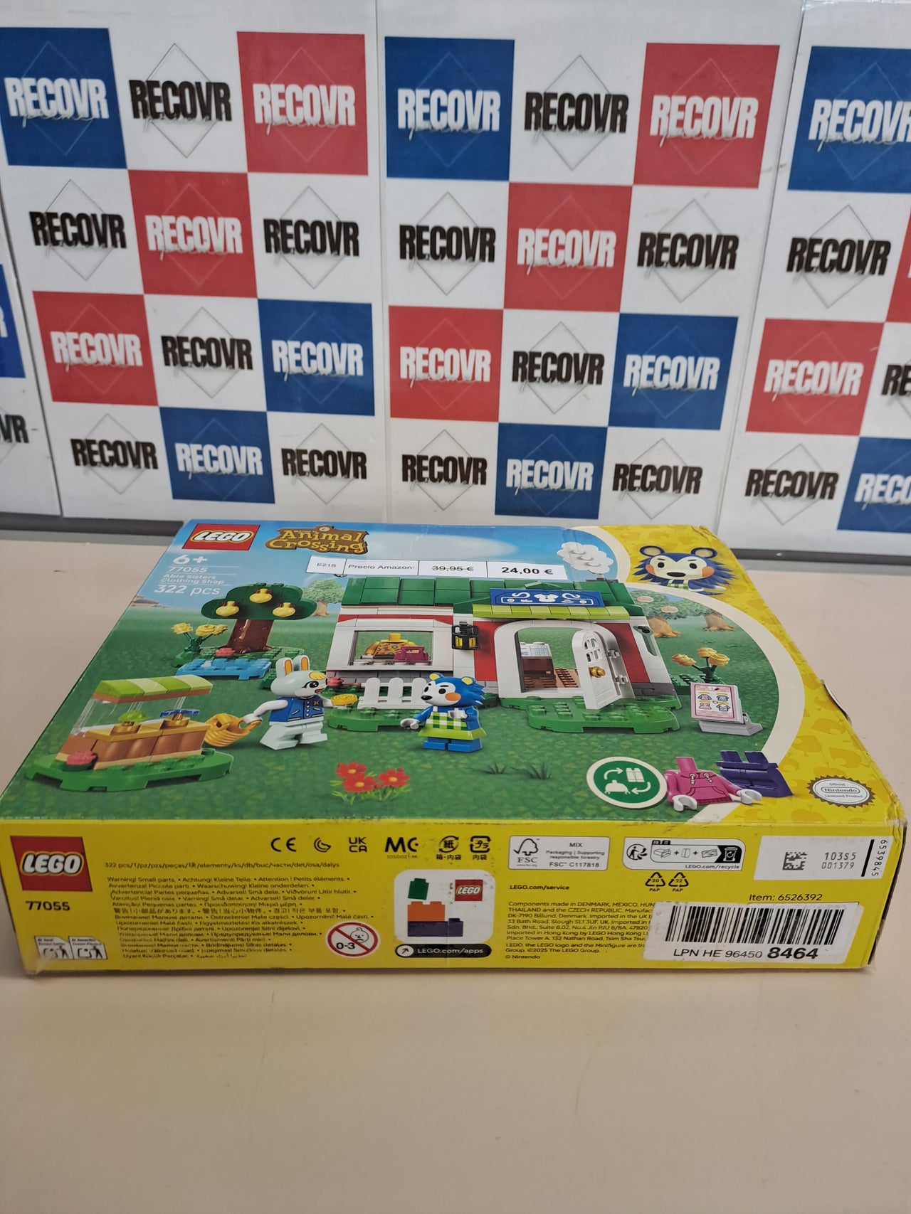 LEGO Animal Crossing Tienda de Ropa de las Hermanas Manitas