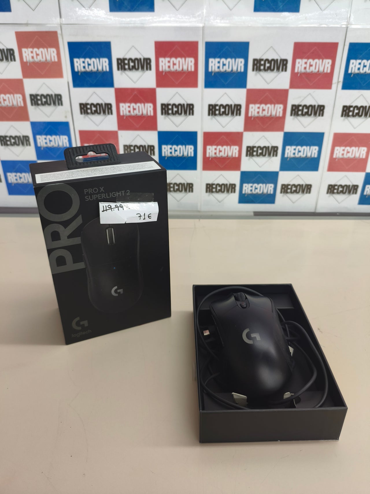 Ratón Logitech PRO X SUPERLIGHT 2 Negro