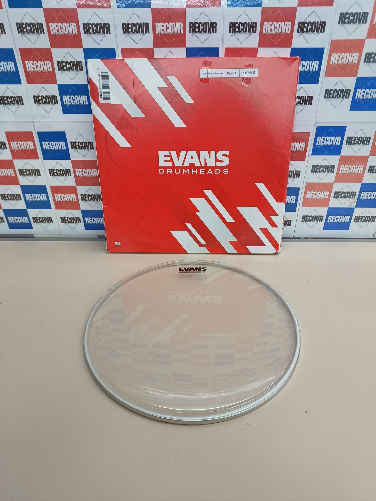 Parche para tambor 15 pulgadas TT15G1 Evans