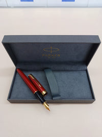 Pluma estilográfica Parker Sonnet Rojo Dorado