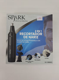Recortador de pelos nariz, orejas y cejas 3E.