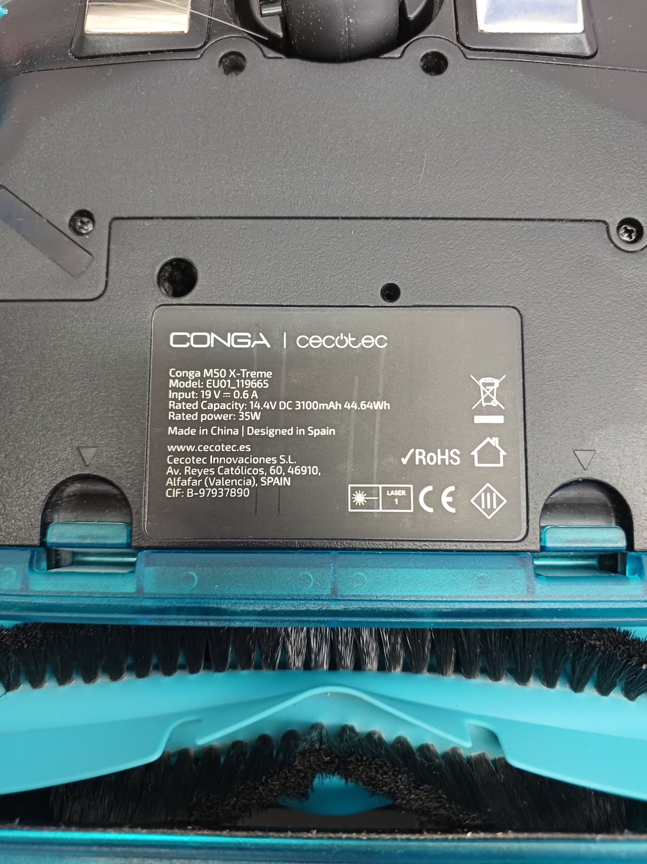 Robot Aspirador Cecotec Conga M50 X-Treme 5000Pa
