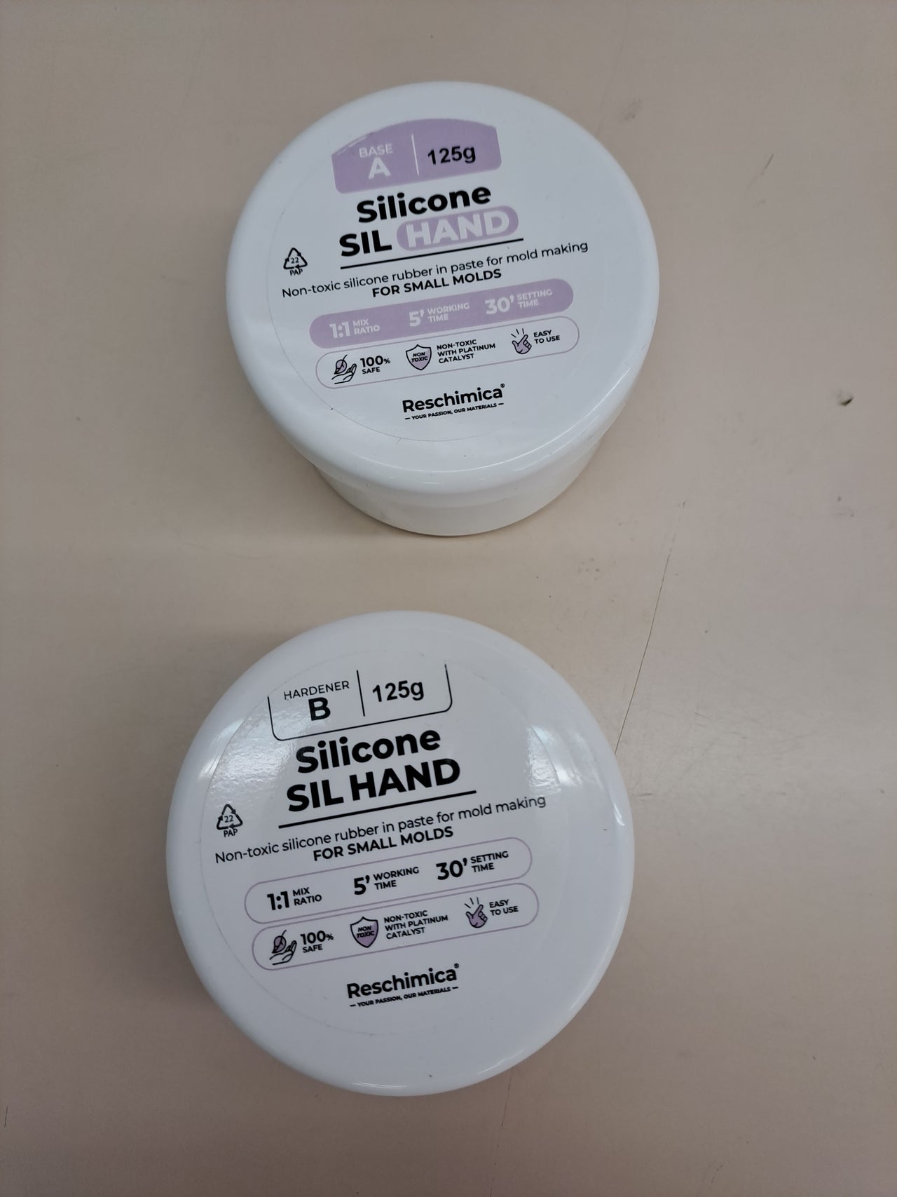 Silicona moldeable 1:1 250 g – SIL HAND