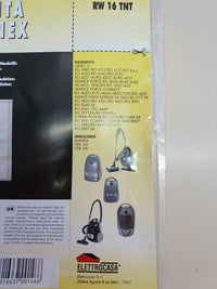 Bolsa aspirador cilíndrico RW16 Elettrocasa 8uds