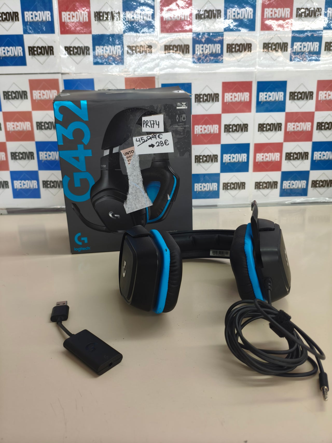Auriculares gaming Logitech G432  sonido 7.1