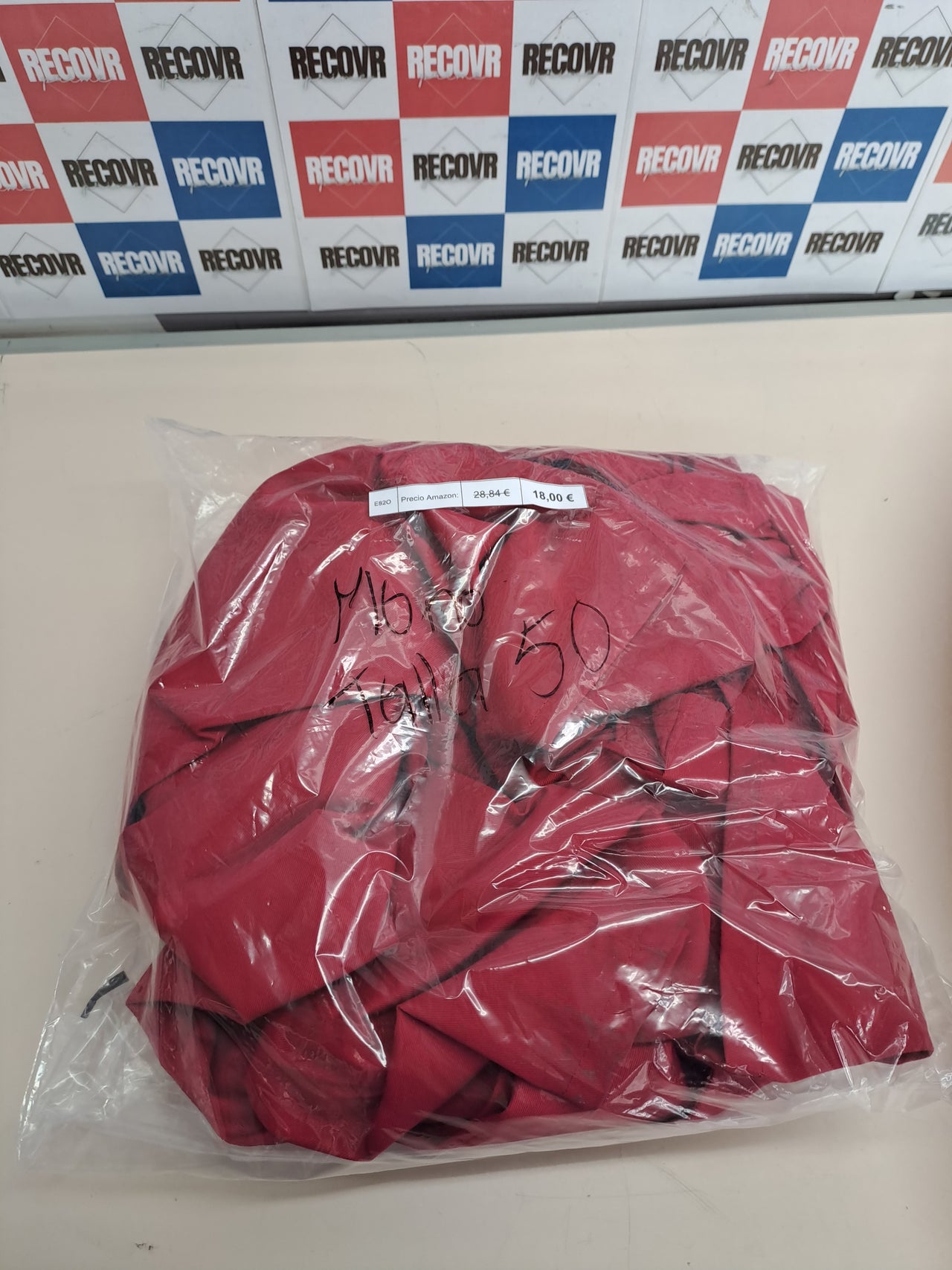 Mono trabajo rojo talla 50 Velilla 214