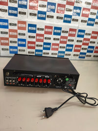 Pyle, amplificador estéreo 800W, Bluetooth, 4 canales, USB/SD/FM