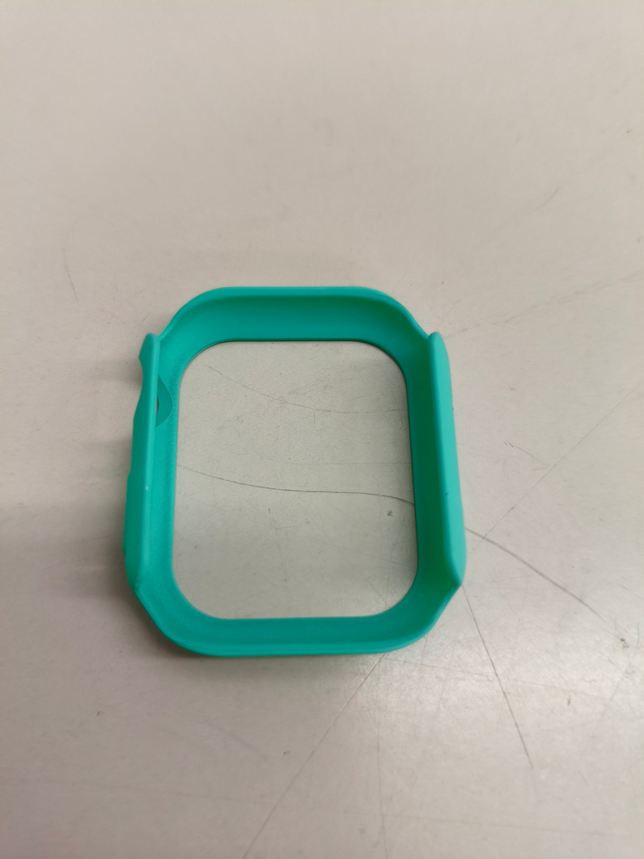 Funda Anybase Apple Watch 41 mm Series 8/9/SE 2 carcasa rígida ultrafina verde transparente