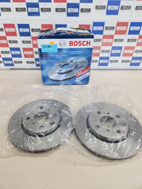 Bosch BD1105 Discos de freno, certificación ECE-R90, 1 juego de 2 discos para Peugeot, Citroen,Toyota