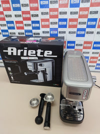 Cafetera de metal 15 bares,130W, 1,1L Ariete 1380