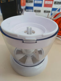 Rallador DeLonghi 200W Queso Blanco/Naranja