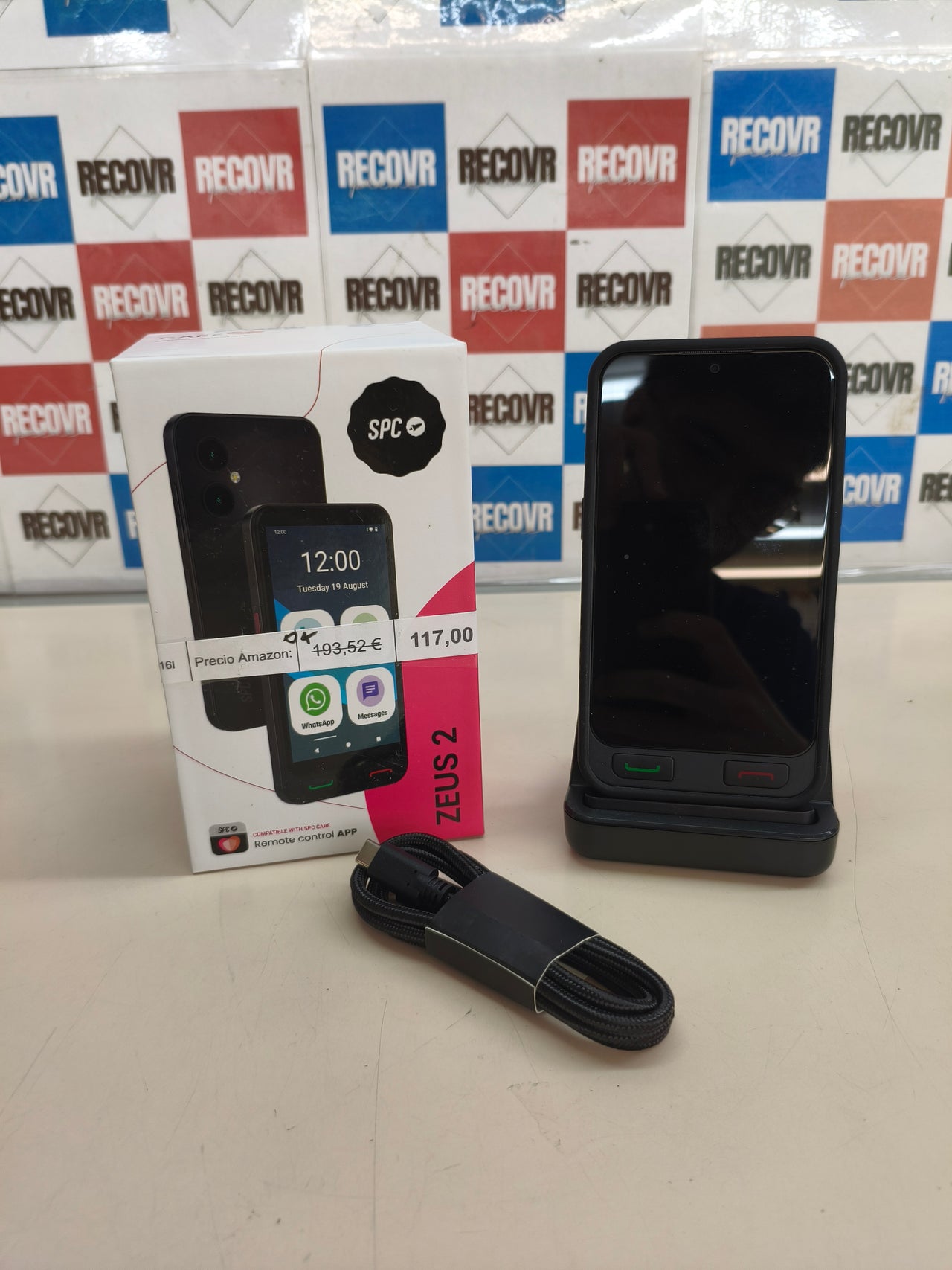 SPC Zeus 2, smartphone para mayores, 5", modo fácil, carcasa