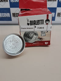 Filtro embudo 2 tazas Moka Express compatible Bialetti Ricambi
