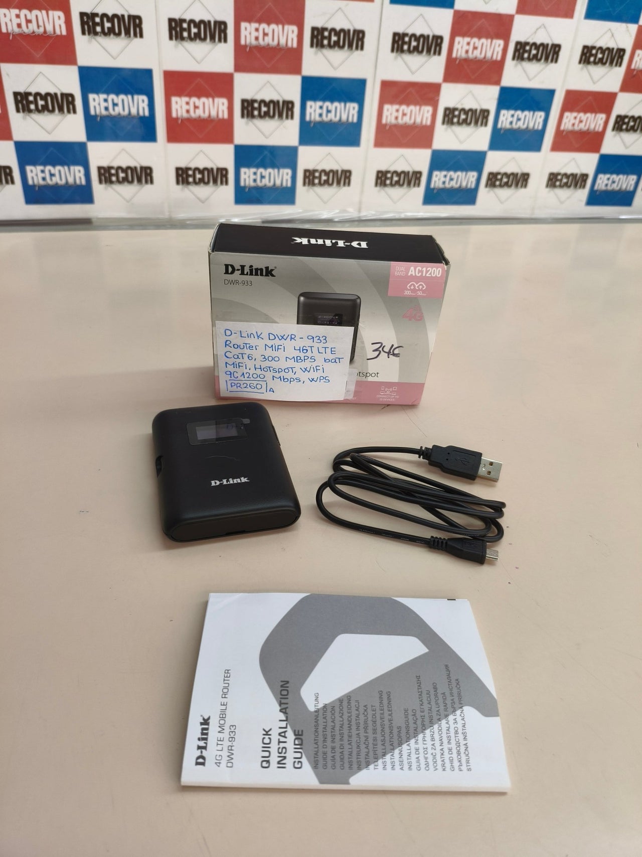 D-Link DWR-933, router 4G LTE Cat 6, WiFi 300Mbps, hotspot