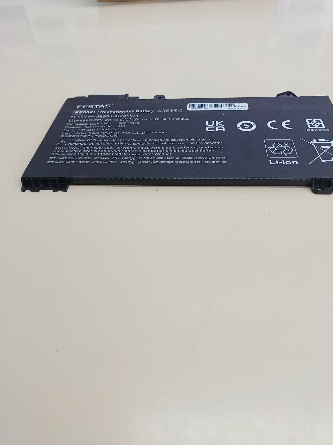 Batería portátil compatible HP ProBook 45 Wh - FESTAS