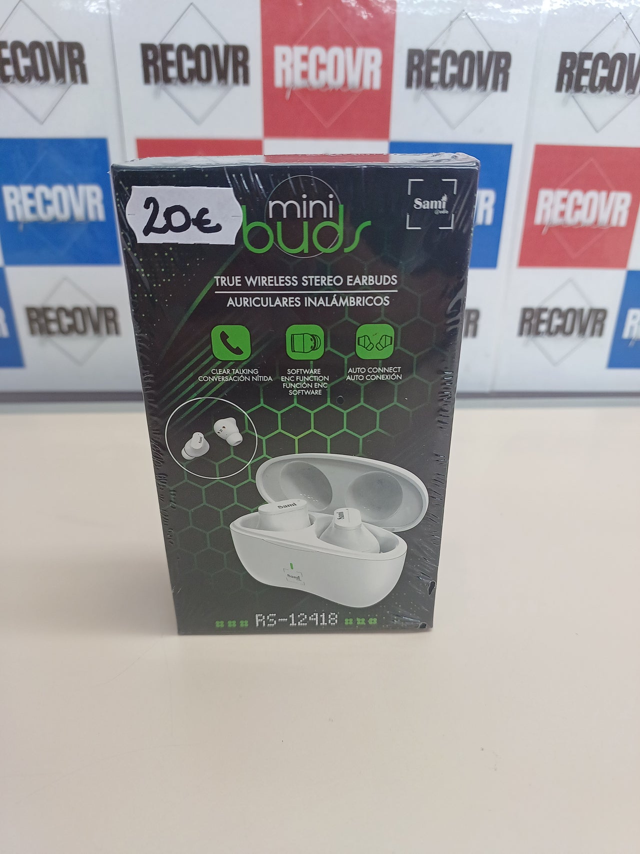 Auriculares TWS Mini Buds blancos — RS-12418 Sami