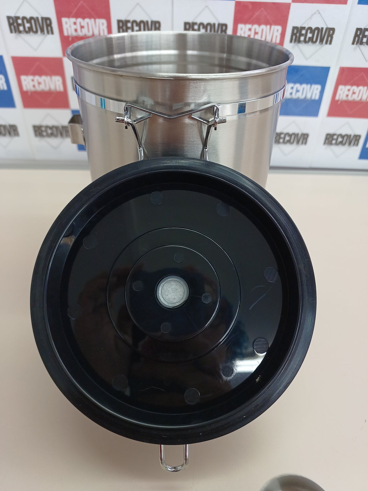 Lata de café de 1 kg, 2800 ml, con cuchara Shayson