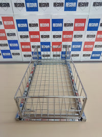 Cesta Deslizante para Gabinete Extraíble – Simple Houseware, Organizador Metálico Cromado