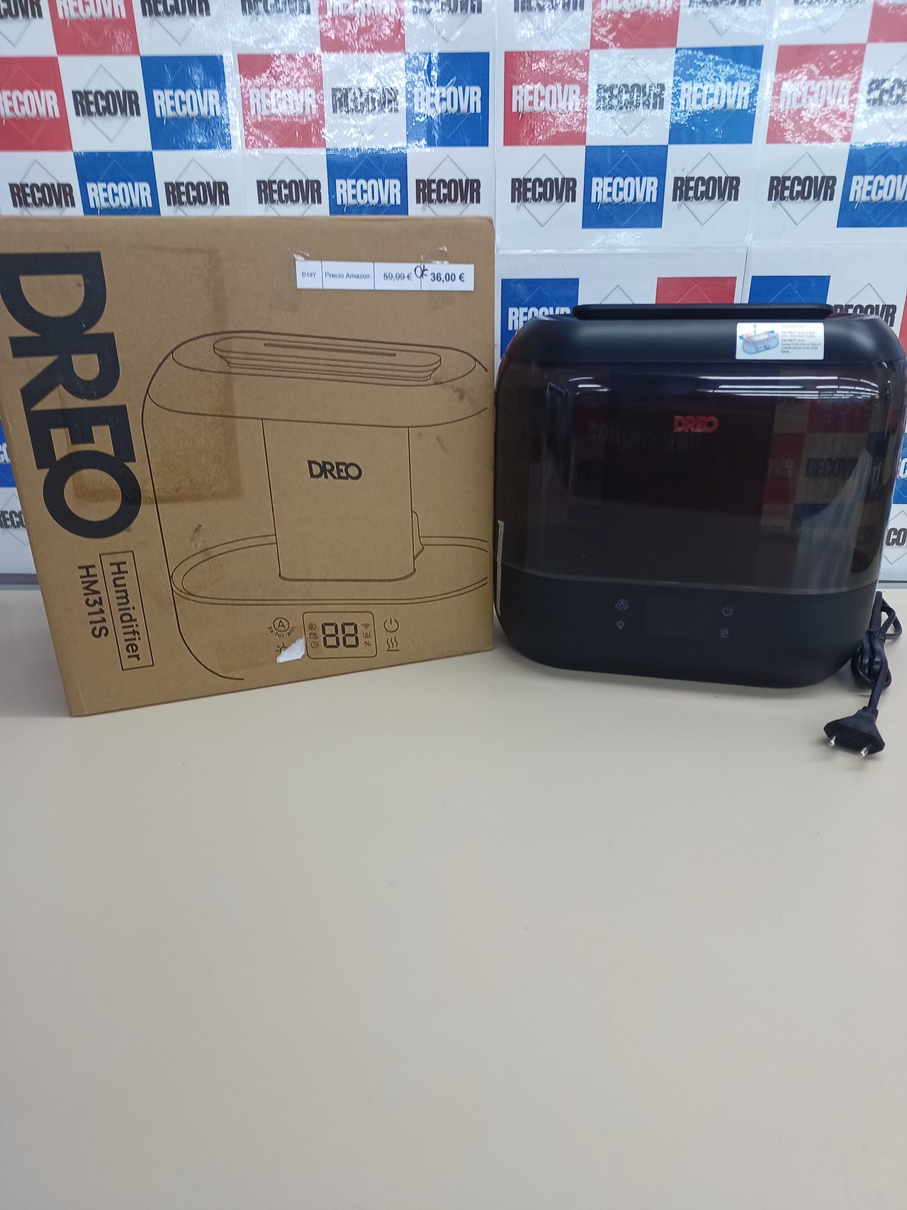 Humidificador inteligente vapor frío 4 L silencioso 32 h – Dreo