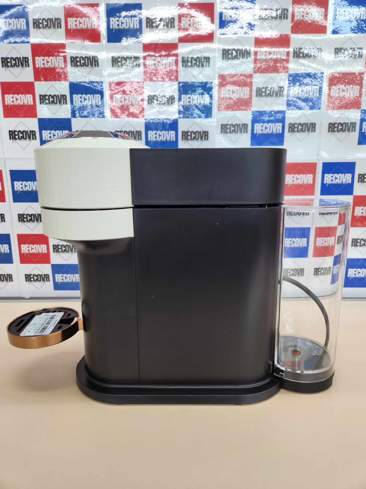 Cafetera Automática de Cápsulas con Sistema de Preparación con un Solo Toque, ENV120.W, Blanco Nespresso Vertuo Next Máquina de Café y Espresso con WIFI y Bluetooth Integrados