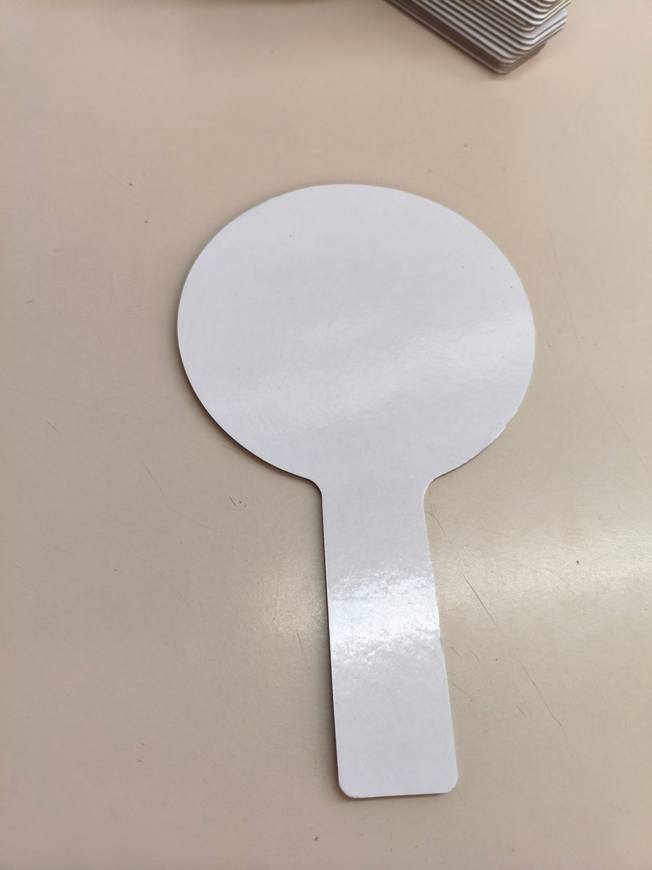 50 paletas de mano para respuestas, doble cara