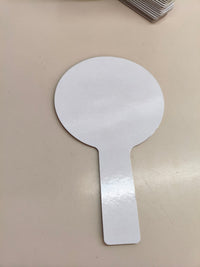 50 paletas de mano para respuestas, doble cara