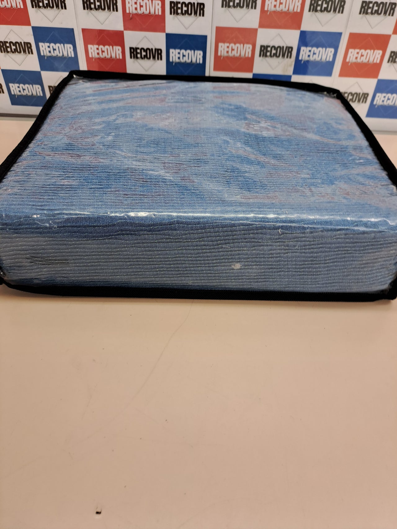 Funda chaise longue elástica jacquard celeste FAVERTI