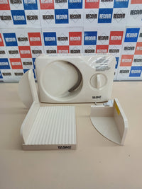 Cortadora De Fiambre YASHE Plegable, 180W, Con Hoja Dentada