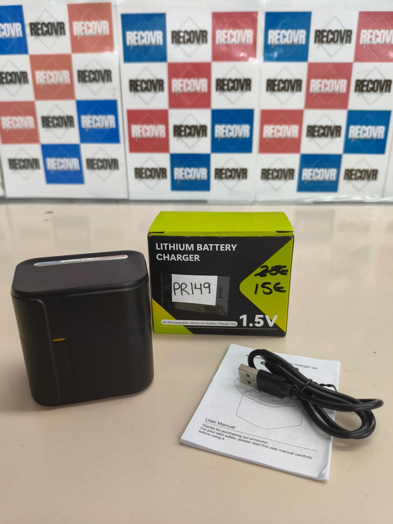 Cargador Batería Litio 1.5V