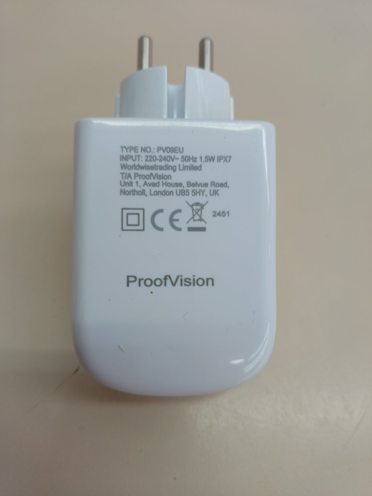 Cargador pared cepillo Oral-B/Braun ProofVision