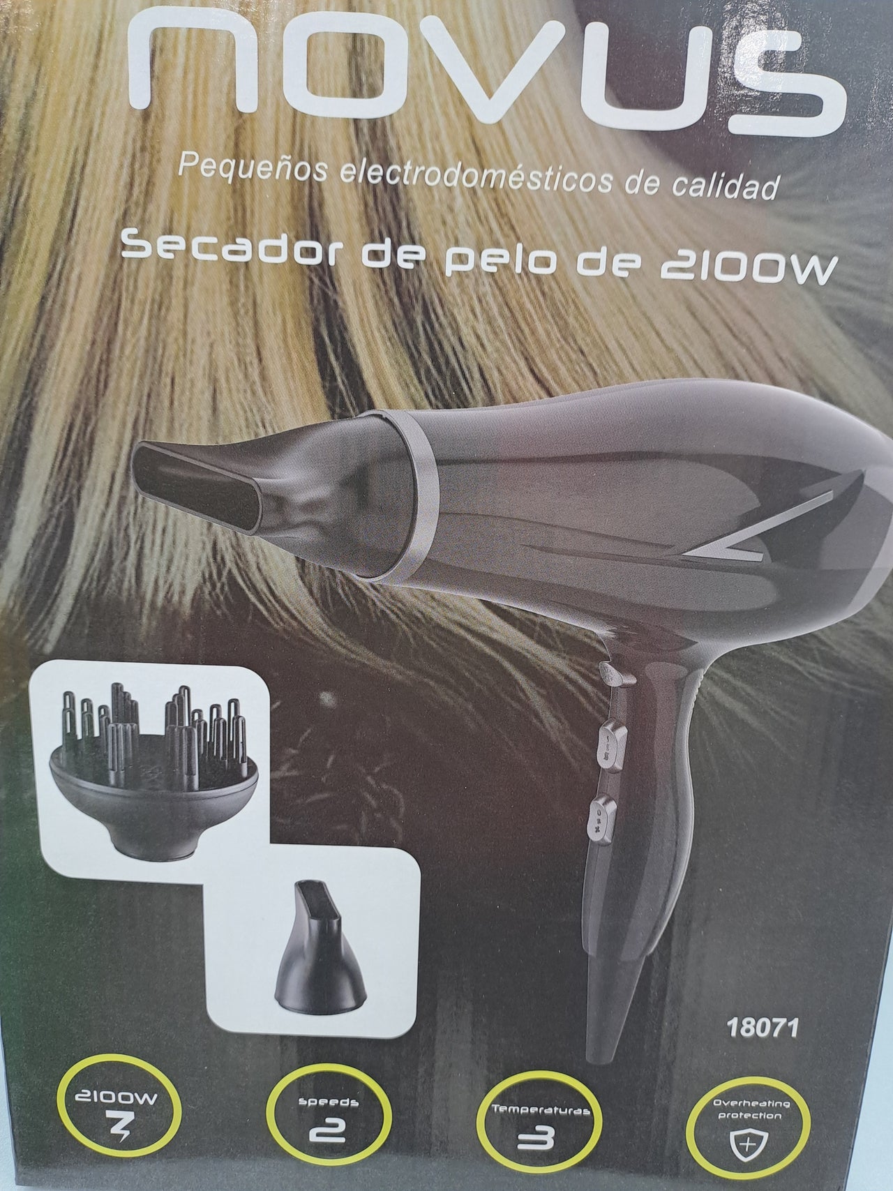 Secador pelo novus 18071