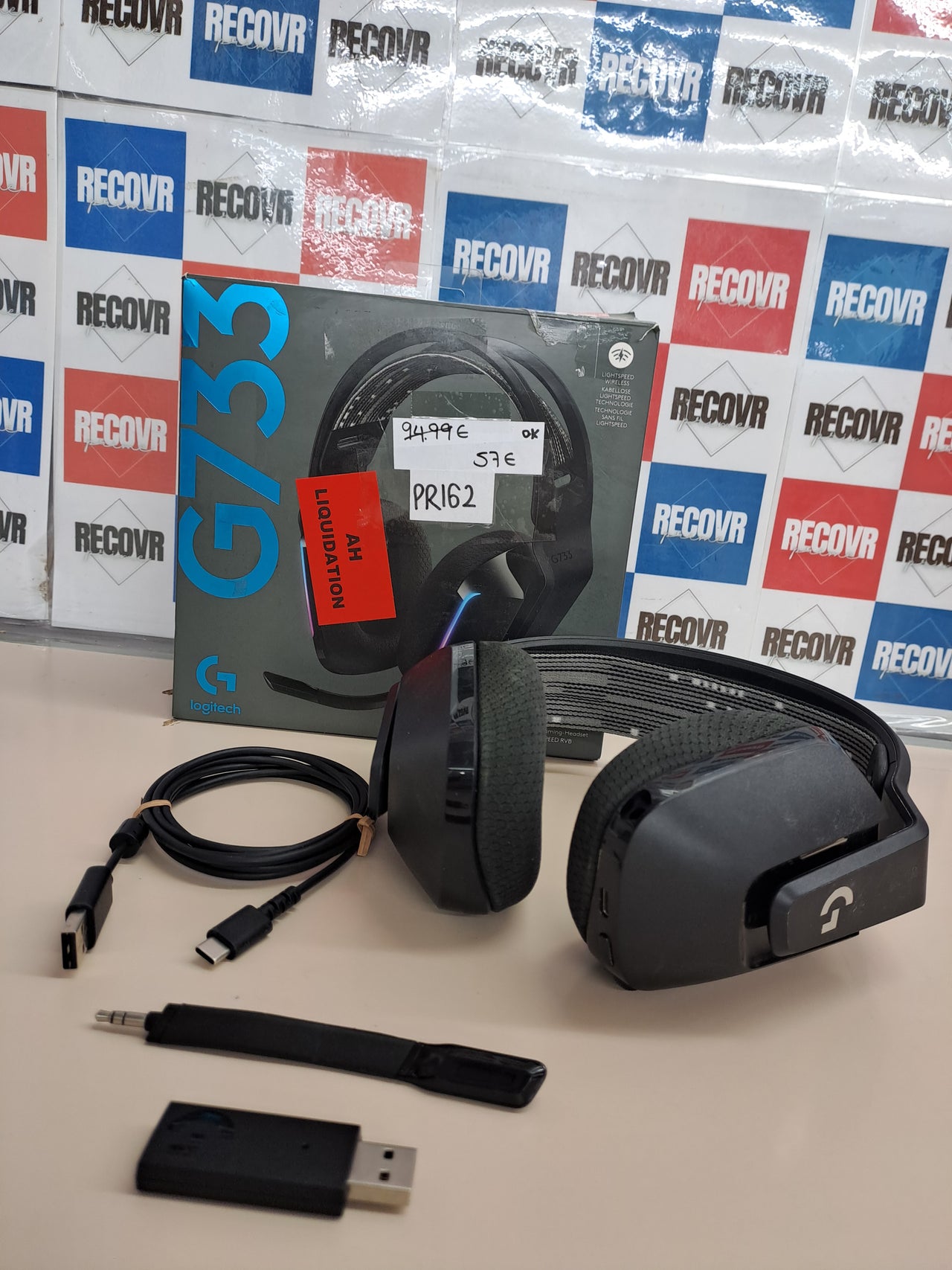 Auriculares gaming Logitech G733 LIGHTSPEED