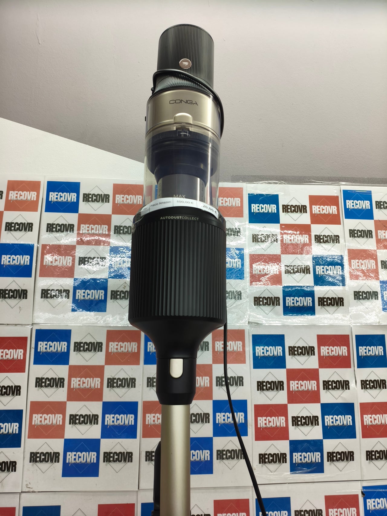 Aspiradora escoba Cecotec Conga Rockstar 5500 Hurricane Station Flex 220AW