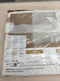 Suelo vinílico autoadhesivo efecto mármol beige VEELIKE 60x30 cm 12 piezas